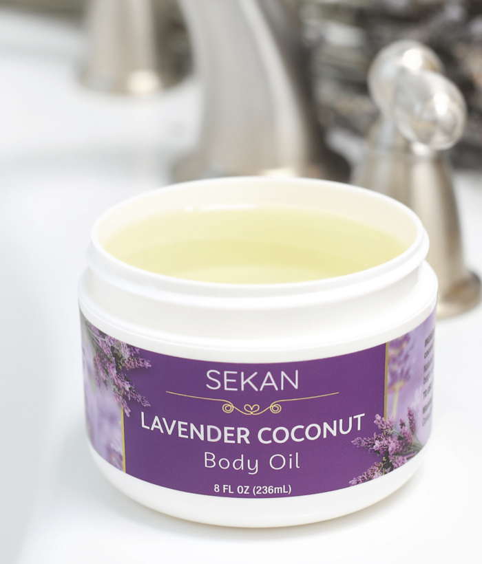 lavender coconut body oil